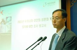 여성가족부는 9월21일 정봉협 권익증진국장 주재로 브리핑을 열고, 성인 1천181명(남성 921명.여성 260명)을 대상으로 한 '성인의 성 문화 및 의식에 대한 조사' 결과를 발표했다. 